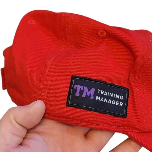 Cane's Crew Unisex Red Training Manager Baseball Hat OS - Picture 4 of 7